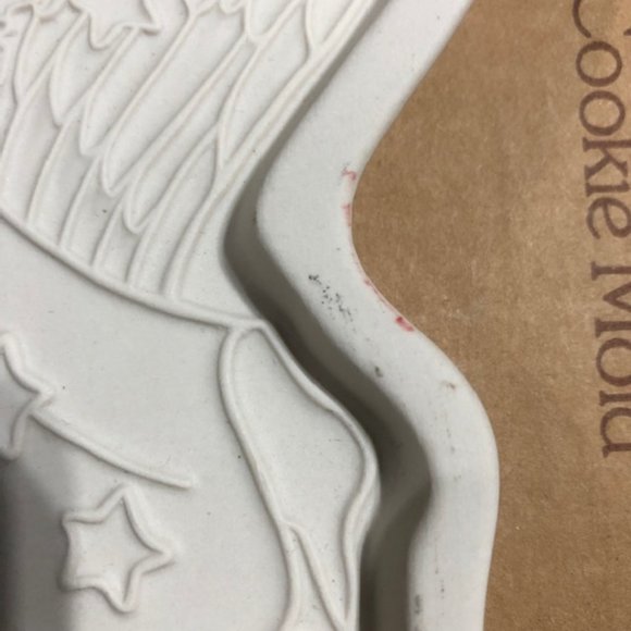 Longaberger Shortbread/Cookie Mold - JOY Angel - 1996 - Kitchen Bakeware - Picture 6 of 6